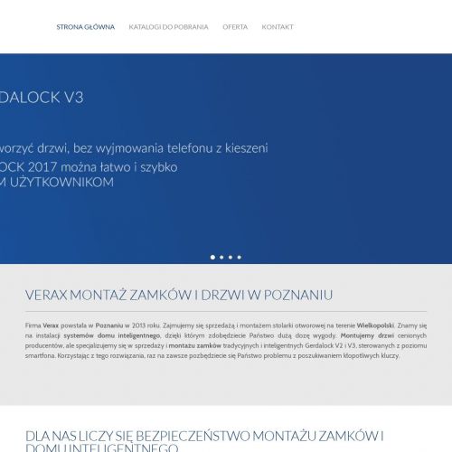 Zamek w drzwiach otwierany smartfonem