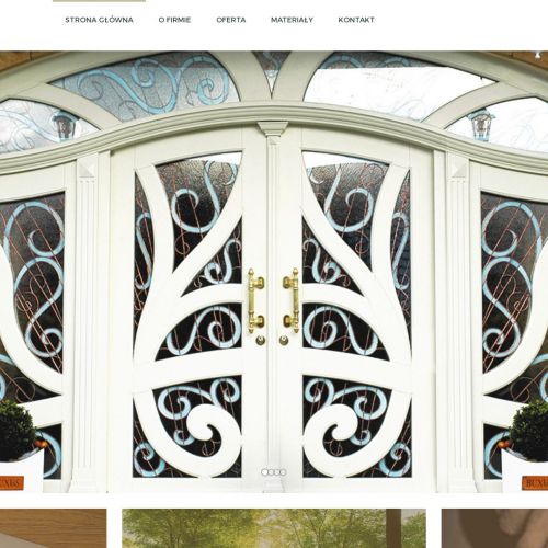 Drzwi dębowe lite w stylu retro