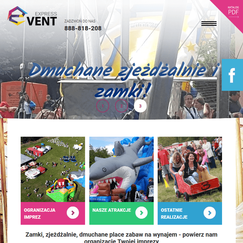 Dmuchane atrakcje dla dzieci - Piła