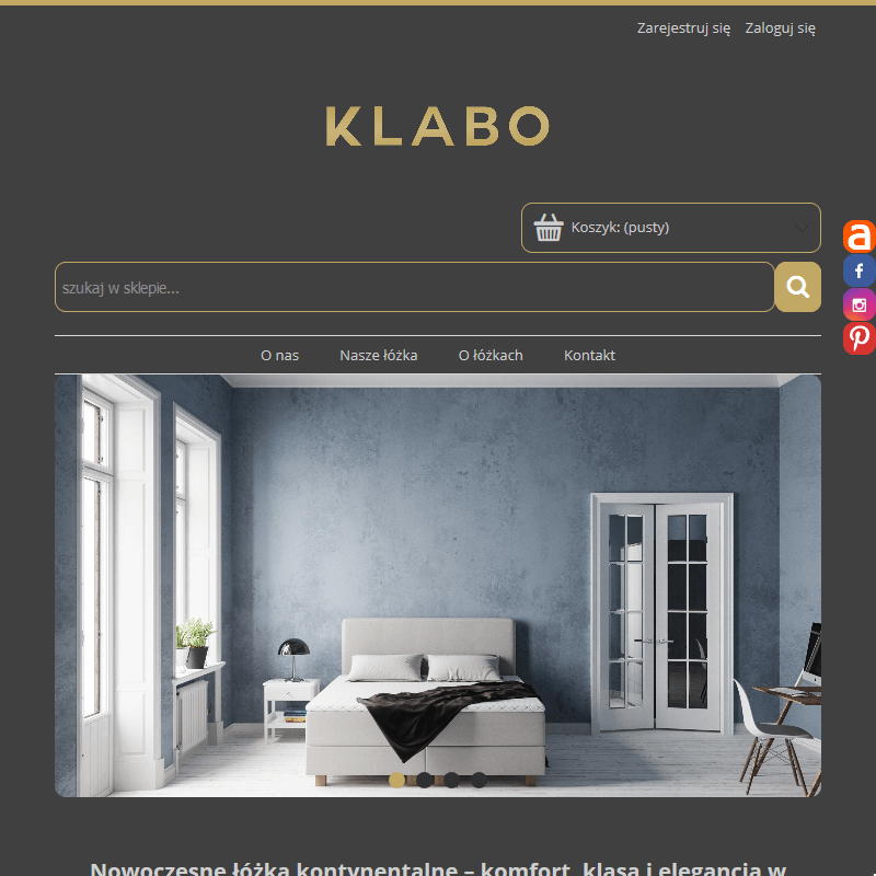 Podwójne łóżko kontynentalne