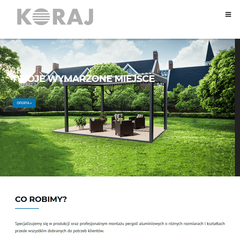 Promienniki ciepła i pergole aluminiowe na taras