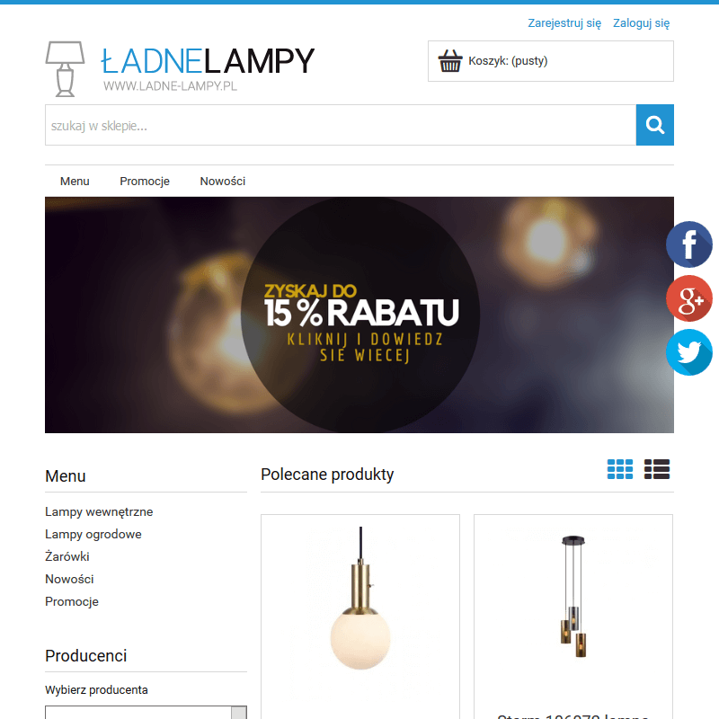 Stylowe lampy wiszące