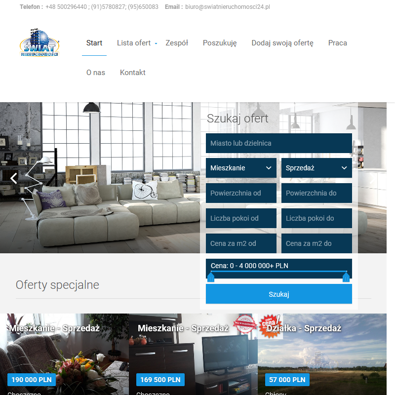 Mieszkania 2 i 3 pokojowe w Stargardzie