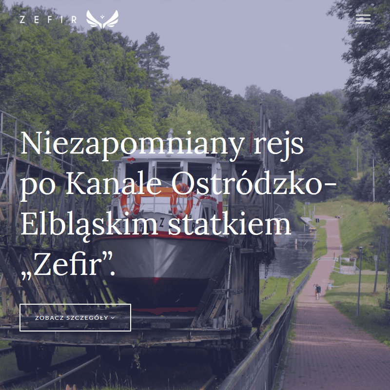 Rejsy Kanałem Ostródzko-Elbląskim